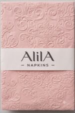 Servilleta Premium Texturada Papel Relieve Nacarado Rosa Fuerte 33x33  Trae 20 Unidades. - Imagen 2
