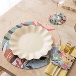 Plato NEW WAVE IVORY 23 cm . Trae 10 Unidades. - Imagen 2
