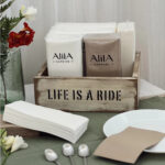 Servilleta Premium Texturada 1/8 Kraft 40x40  Trae 50 Unidades - Imagen 4