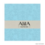 Servilleta Premium Texturada Papel Relieve Nacarado Celeste 33x33  Trae 20 Unidades.