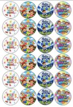Chocotransfers Para Oreo Circulares x 24 DIA DEL NIÑO - Imagen 2