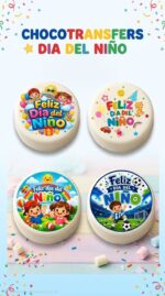 Chocotransfers Para Oreo Circulares x 24 DIA DEL NIÑO