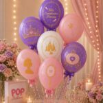 GLOBO POP BALLONS Estampados PRINCESAS x 15 Unidades.