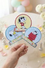 Topper Adorno de Torta SNOOPY Metalizado. Varios Modelos - Imagen 2