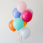 GLOBO LATEX PERLADO 12 PULGADAS CON HELIO. Precio Publicado POR UNIDAD. Color a Eleccion.