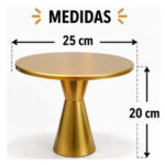 ALZADAS LARGE METALIZADAS "CLASSIC" Medidas: 25x20 cm. Dorada - Imagen 2