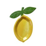 Plato Polipapel Forma de Limon  DOLCE VITA LIMONES x 8 Unidades - Imagen 3