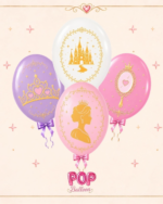 GLOBO POP BALLONS Estampados PRINCESAS x 15 Unidades. - Imagen 4