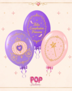 GLOBO POP BALLONS Estampados PRINCESAS x 15 Unidades. - Imagen 3