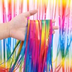 Cortina  MULTICOLOR. Mide 2mtsx1mts.