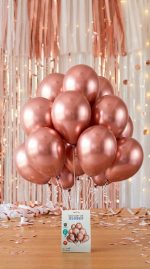 Set de Globos Chromo 10 Pulg. x 10 Unidades. Varios Colores. - Imagen 3