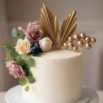 Cake Topper Set FLORES + HOJAS + ESFERAS Y ABANICOS.