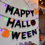 Banderin Guirnalda de Tela HAPPY HALLOWEEN