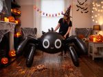Globos XL  Halloween : ARAÑA 4D GIGANTE . Mide 1.5 mts