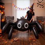 Globos XL  Halloween : ARAÑA 4D GIGANTE . Mide 1.5 mts