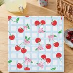 Servilleta CHERRY PICNIC CUADRILLE  X 10  unidades .