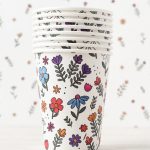 Vasos Polipapel PRIMAVERA x8 Unidades.