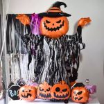 Globo XL HALLOWEEN:  CALABAZA BRUJA Mide 117cm x 76 cm
