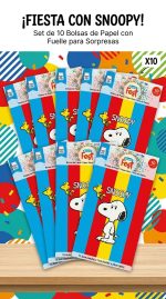 Bolsitas con Fuella de Papel SNOOPY x 10