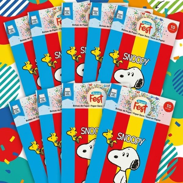Bolsitas con Fuella de Papel SNOOPY x 10