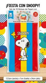 Bolsitas con Fuella de Papel SNOOPY x 10 - Imagen 2