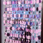 Packs de 10 Tiras de LENTEJUELAS ROSA Para Armar Cortinas o Multiple Uso. - Imagen 2