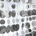 Packs de 10 Tiras de LENTEJUELAS PLATEADO Para Armar Cortinas o Multiple Uso.