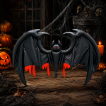 Globos XL  Halloween : MURCIELAGO ENSANGRENTADO. Mide 1.45 Mts x 71 cm