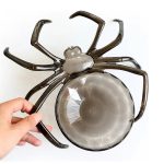 Bandeja de Plastico  Golosinera Halloween: ARAÑA CRISTAL  Viene en 3 Colores: Naranja Violeta o Negra. - Imagen 3