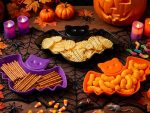 Bandeja de Plastico  Golosinera Halloween:  MURCIELAGO