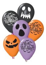 Globos Estampados HALLOWEEN Bombucha x 25 12 Pulg. - Imagen 2
