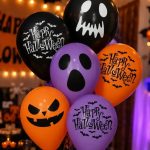 Globos Estampados HALLOWEEN Bombucha x 25 12 Pulg.