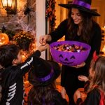 Bowl  de Plastico  Golosinera Halloween: CALABAZA. Viene en 3 Colores: Naranja Violeta o Negra. - Imagen 5
