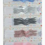 Velas ONDAS METALIZADAS x 6 Unidades. Varios Colores.