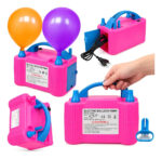 Inflador Electrico de Globos De Alta Presion con Doble Salida + Anudador de Globo