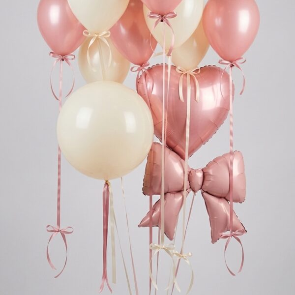 Set de Globos COQUETTE ROSA 21Piezas.